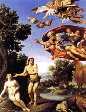 Målning av Domenichino 1625.